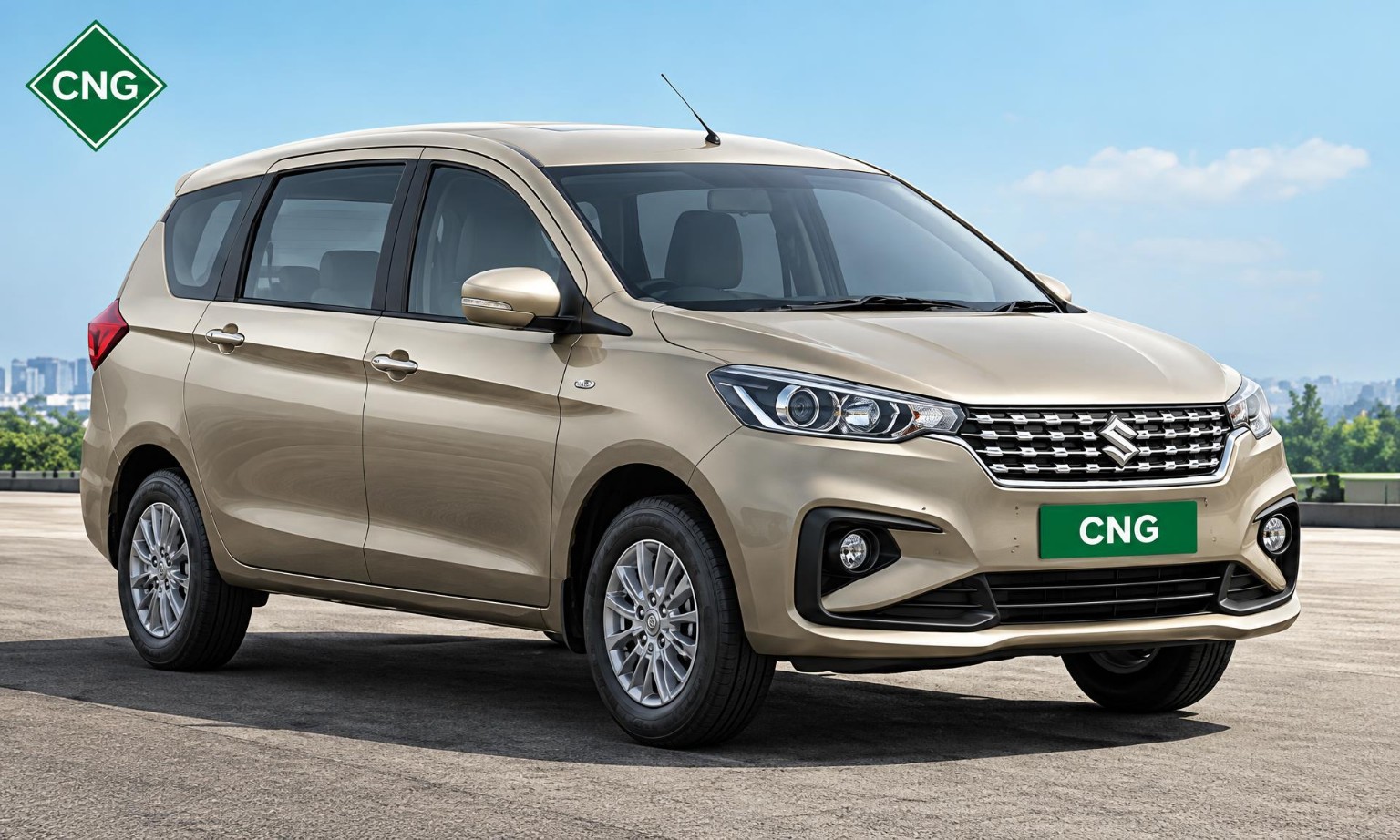 Maruti Suzuki Ertiga CNG rental car