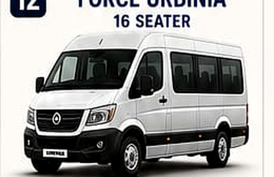 Force Urbania 16 seater rental van